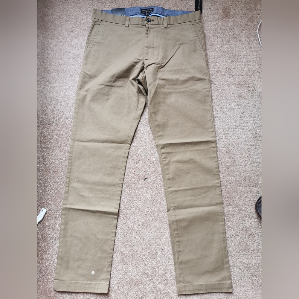 NWT Banana Republic Men Chino Khaki Long pants